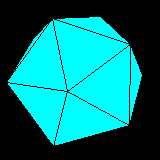 de l'icosaèdre à l'icosidodécaèdre