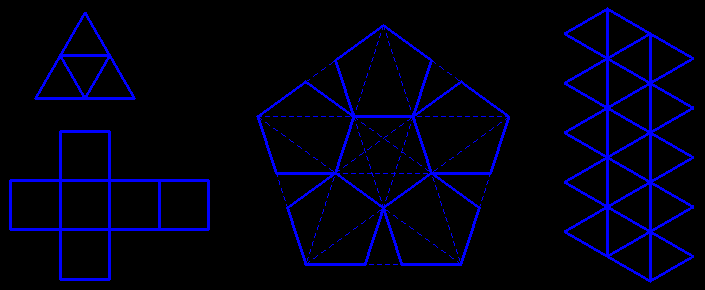 nets (regular polyhedra)