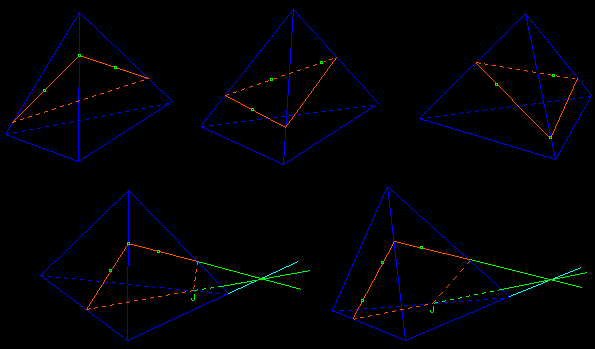 tétraèdres (5 coupes)