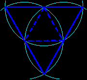 regular tetrahedron (net 1)